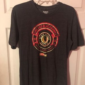 Chicago Blackhawks Gray T-Shirt Youth XL-18